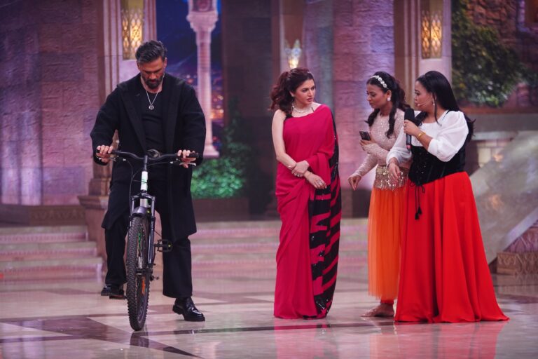 Dashing judge Suniel Shetty takes reels-making lessons from the social media sensation Varsha Kawale on COLORS’ ‘Dance Deewane’